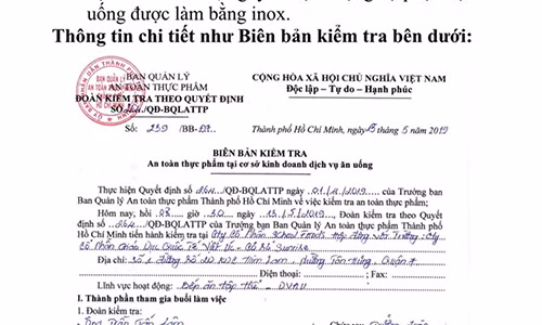 Truong Quoc te Viet Uc suat com co gioi: Kiem tra dot xuat