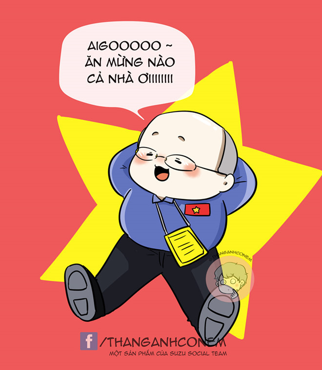 Một lần nữa, lá cờ đỏ sao vàng lại tung bay khắp nơi cùng với sự cuồng nhiệt của CĐV cả nước "đi bão" ăn mừng. Mạng xã hội Việt cũng được nhuộm đỏ như một lời tri ân gửi tới thầy trò HLV Park Hang-seo khi mang về niềm tự hào cho cả dân tộc. Ảnh: ThangAnhConEm.