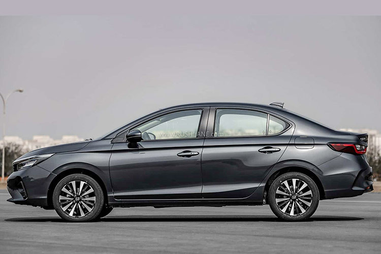 Kích thước của xe vẫn giữ nguyên như bản tiền nhiệm chỉ tăng chiều dài thêm 25 mm. Trong khi đó, biến thể Honda City Hatchback 2025 dài hơn 2mm. Xe cũng có lưới tản nhiệt và cản trước được làm mới khung dưới màu đen.