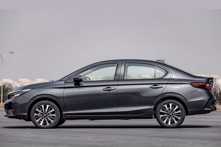 Kích thước của xe vẫn giữ nguyên như bản tiền nhiệm chỉ tăng chiều dài thêm 25 mm. Trong khi đó, biến thể Honda City Hatchback 2025 dài hơn 2mm. Xe cũng có lưới tản nhiệt và cản trước được làm mới khung dưới màu đen.