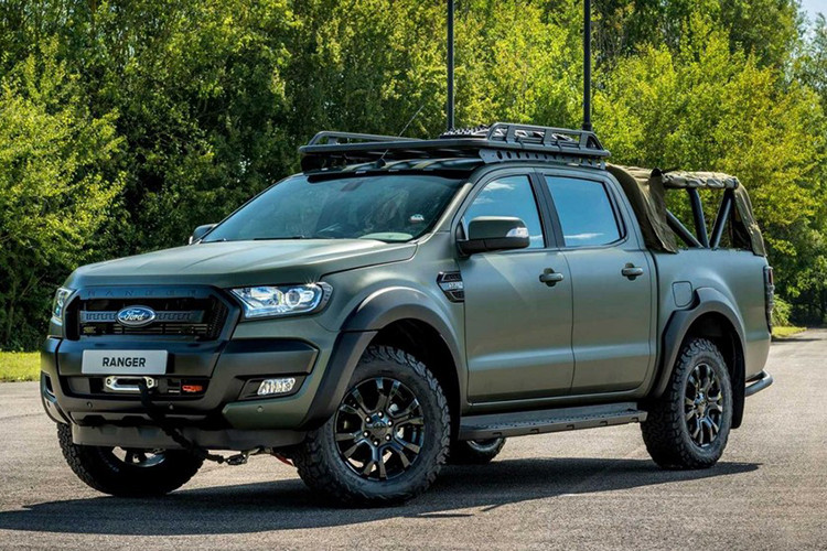 Xe ban tai Ford Ranger 2019 do chong dan sieu ham ho