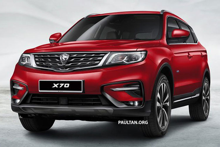 Mẫu xe SUV Proton X70 2018 sử dụng động cơ 4 xy-lanh thẳng hàng (I4) dung tích 1.8L TGDi cho công suất tối đa 181 mã lực và mô-men xoắn cực đại 285Nm tại dải vòng tua 1.700 - 4.400 v/p. Sức mạnh được truyền xuống cầu trước (FWD; tiêu chuẩn) và bốn bánh (AWD) thông qua hộp số tự động 6 cấp (6 AT).