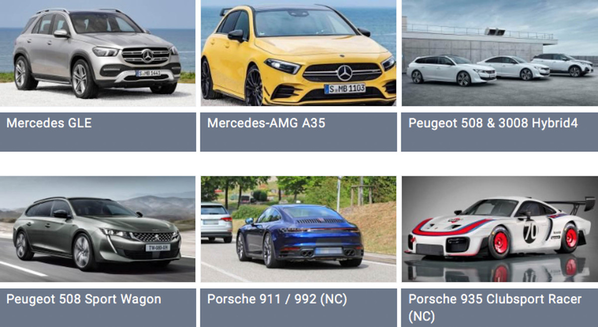 Porsche cũng mang Macan facelift 2019 mới đến với triển lãm ôtô Paris 2018. Hãng xe sang Mercedes-Benz thì đem đến hàng loạt sản phẩm mới bao gồm; AMG A35, GLE mới, xe điện EQC và B Class...