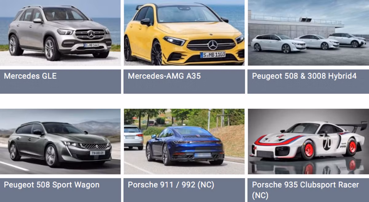 Porsche cũng mang Macan facelift 2019 mới đến với triển lãm ôtô Paris 2018. Hãng xe sang Mercedes-Benz thì đem đến hàng loạt sản phẩm mới bao gồm; AMG A35, GLE mới, xe điện EQC và B Class...