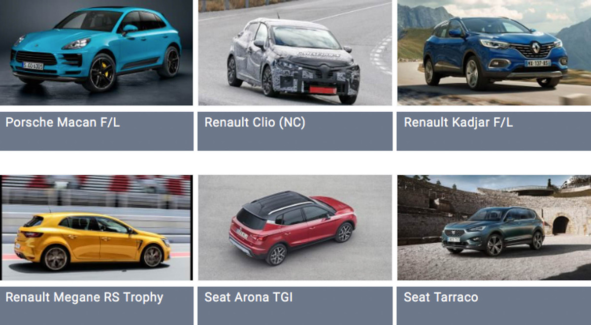 Hai hãng xe Pháp gồm Peugeot và Renault trưng bày nhiều mẫu xe như: DS 3 Crossback, Peugeot retroliscious Concept e-Legend,... Thương hiệu xe Skoda của Czech cũng đem đến triển lãm lần này mẫu Kodiaq RS.