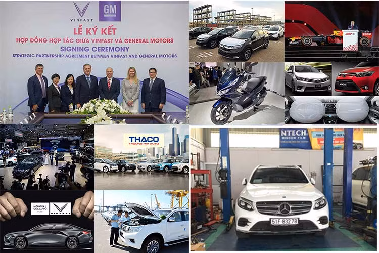 Năm 2018 chuẩn bị khép lại. Thị trường ôtô và xe máy Việt Nam trong năm qua cũng chứng kiến nhiều biến động với các vẫn đề về chính sách, giá cả và xuất nhập khẩu... Hãy cùng báo điện tử Kiến Thức điểm qua những sự kiện nổi bật nhất của ngành công nghiệp ôtô và xe máy tại thị trường Việt trong năm vừa qua.