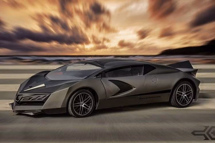 Cũng chính vì thế, trong loạt hình ảnh giới thiệu lần này, hình ảnh của chiếc siêu xe Elibriea mới cũng được nhà sản xuất gắn liền với những chiếc oanh tạc cơ trên đường băng mang phong cách "siêu hầm hố".