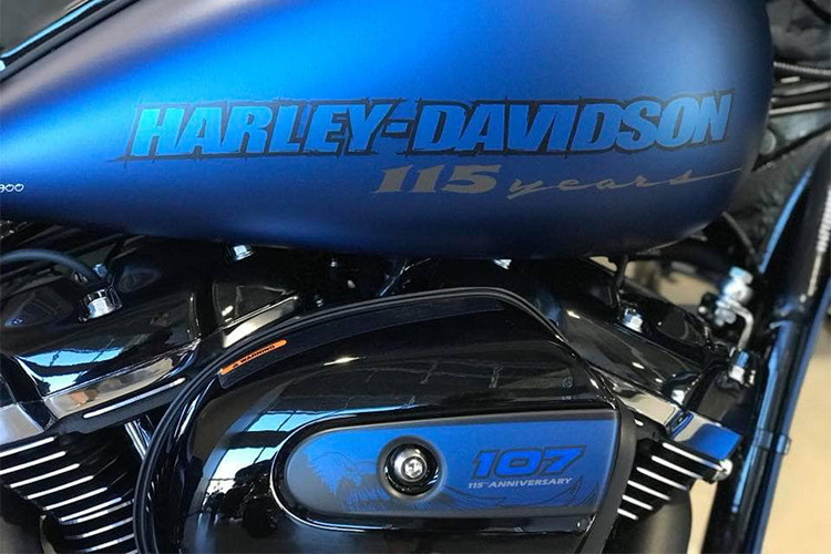 Là một mẫu xe touring, Harley-Davidson Street Glide Special 2018 có 2 thùng đồ với tổng dung tích lên tới 67 lít ở phía đuôi xe. Khí thải từ khối động cơ V-Twin được dẫn qua cặp pô đặt song song hai bên thân xe. Thay vì mâm sau 16 inch như bản thường, chiếc xe có mâm 18 inch và đi cùng lốp 180/55/18.