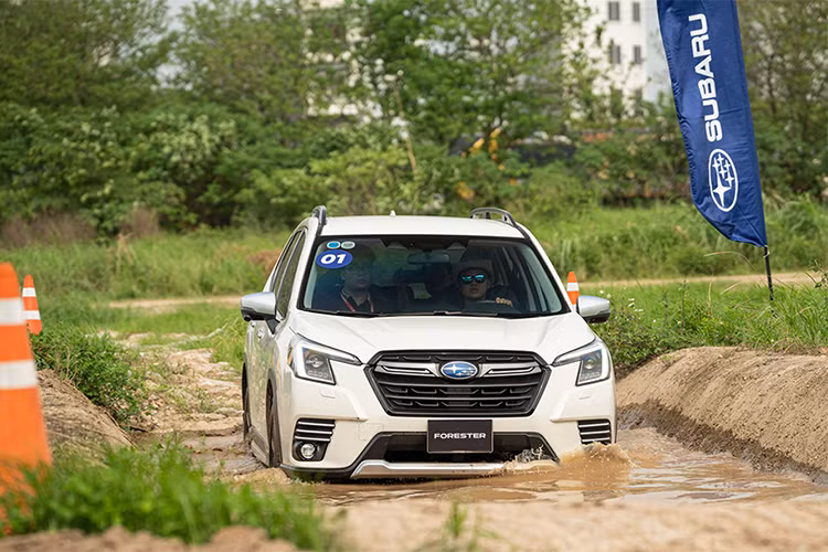 Cung Subaru off-road 10 dang dia hinh kho ngay tai thu do Ha Noi-Hinh-3