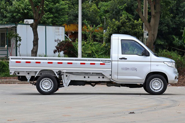 Trên thực tế, mẫu xe bán tải Trung Quốc này là một thành viên mới của dòng xe van Rong Guang của nhà sản xuất ôtô SAIC. Ở thị trường đông dân nhất thế giới, mẫu xe bán tải Rong Guang có cả cấu hình single cab và crew cab dù sở hữu chiều dài tổng thể chỉ 3.150 mm.