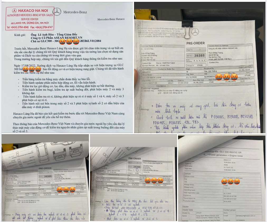 Mercedes GLC tai Viet Nam dang di chet may, hang doi 