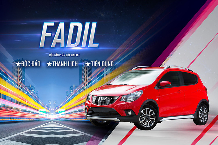 Mẫu xe VinFast Fadil mới, được đánh giá là phiên bản xe đi trong nội đô vô cùng phù hợp với điều kiện đường phố Việt Nam.