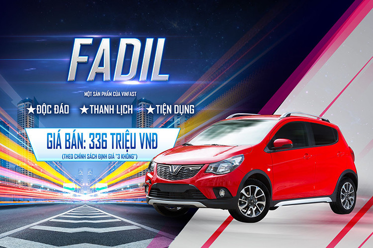 Trong giai đoạn đầu, với chính sách định giá “3 không” – không chi phí đầu tư, không chi phí tài chính, không lãi” cộng thêm chương trình ưu đãi đặc biệt, giá xe VinFast Fadil chỉ 336 triệu (chưa VAT). Đây được xem là mức giá phù hợp đối với người tiêu dùng có mức thu nhập trung bình nhưng mong muốn sở hữu một chiếc xe hiện đại, vượt trội.