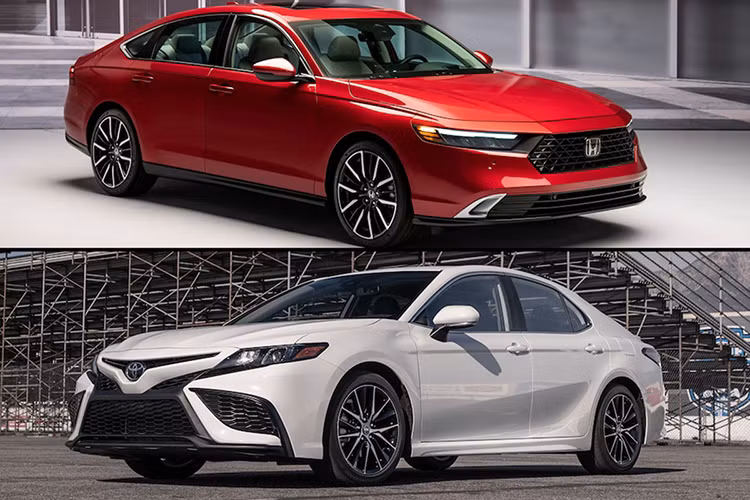 Toyota Camry doanh so giam cham day, Honda Accord tang truong nhe