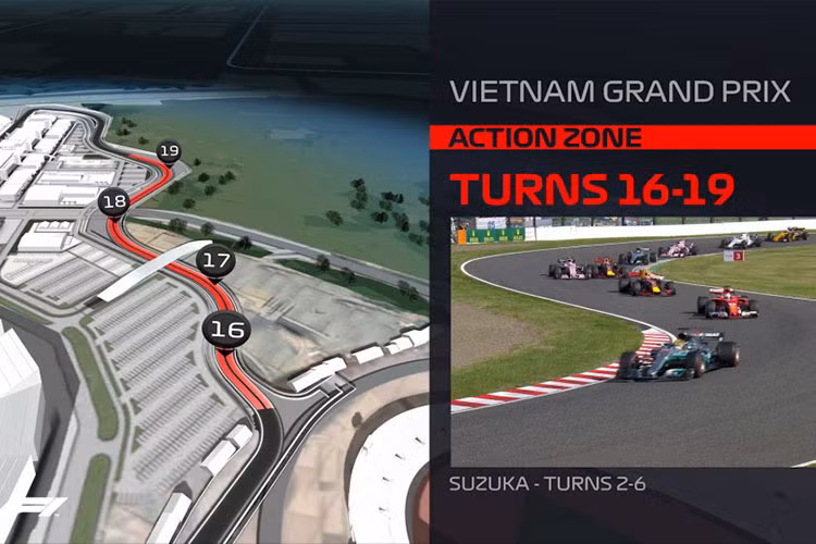 Các đoạn thẳng dài của đua F1 đường phố Hà Nội sẽ tạo nhiều thách thức cho các tay đua và đội đua. Đây sẽ là thời điểm mà các tay đua phải có những quyết định rất nhanh chóng để có được tốc độ tối đa. Đây cũng được coi là cơ hội để các tay đua tranh giành thứ hạng trên đường đua.