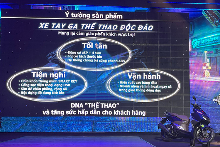 Dung tích động cơ 160cc mang lại khả năng vận hành mạnh mẽ và vượt trội cho người lái trong di chuyển hàng ngày. Cụm động cơ eSP+ 4 van tạo nên sức mạnh cho VARIO 160 trên con đường chinh phục khách hàng bằng trải nghiệm cầm lái thực sự khác biệt và đẳng cấp chưa từng có.