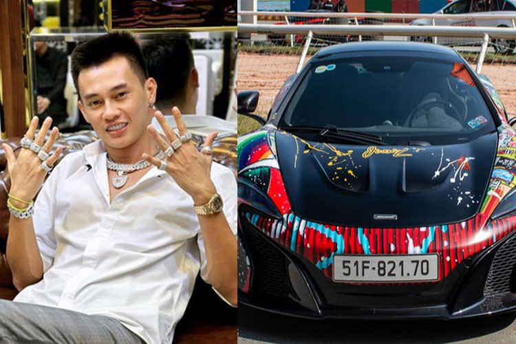 Chiếc McLaren 650S Spider này được nhập về Việt Nam từ năm 2016 và đã qua nhiều đời chủ, nhiều lần thay đổi màu ngoại thất. Hiện xe có giá bán khoảng 9-10 tỷ đồng trên thị trường ôtô cũ.