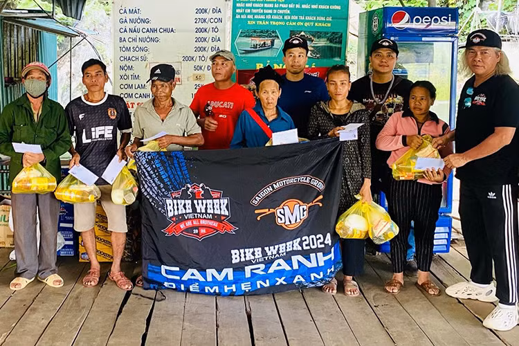 BTC Vietnam Bike Week lan toa yeu thuong tai Con Cuong, Nghe An-Hinh-2