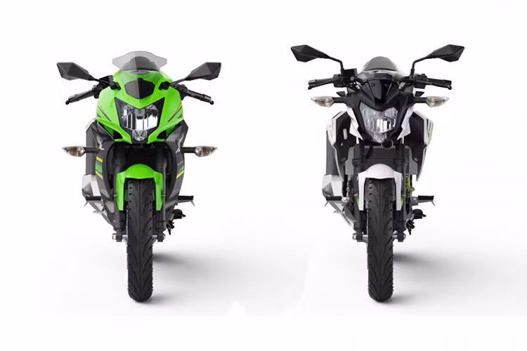 Đầu tiên, theo các hình ảnh do Kawasaki đăng tải thì Ninja 125 và Z125 sẽ có ngoại hình tương tự như hai đàn anh Ninja 250SL và Z250SL. Cụ thể, cả hai xe có thiết kế thon gọn với đèn pha đơn có kích thước lớn.