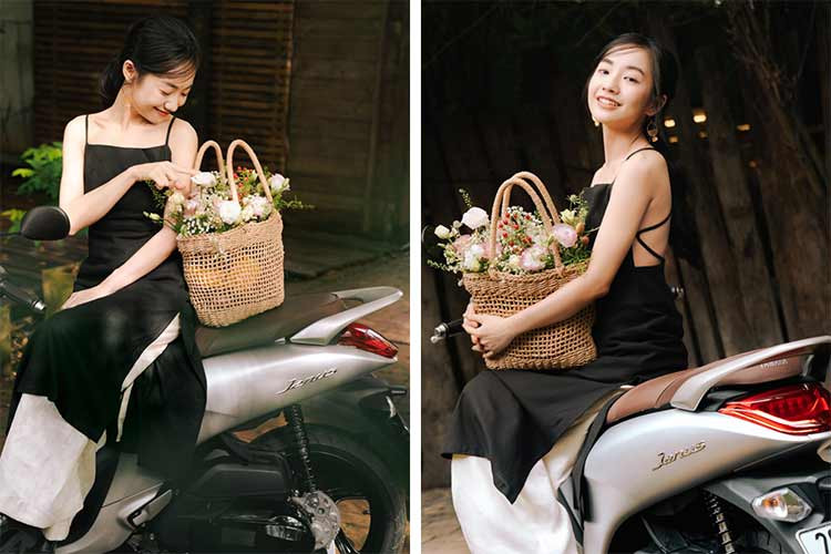 Yamaha Janus phong cach thoi trang thu dong cua cac co nang GenZ