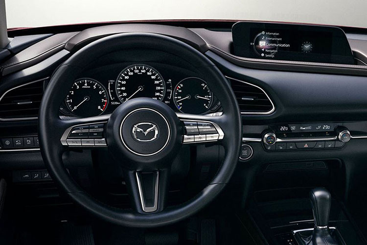 Các động cơ của Mazda CX-30 sẽ kết hợp với hộp số tự động và hộp số sàn 6 cấp. Bên cạnh đó là hệ dẫn động 4 bánh toàn thời gian i-Activ AWD tùy chọn, hệ thống kiểm soát điều hướng mô-men xoắn G-Vectoring Control Plus (GVC Plus) tiêu chuẩn cùng hệ thống treo MacPherson trước và thanh xoắn sau.