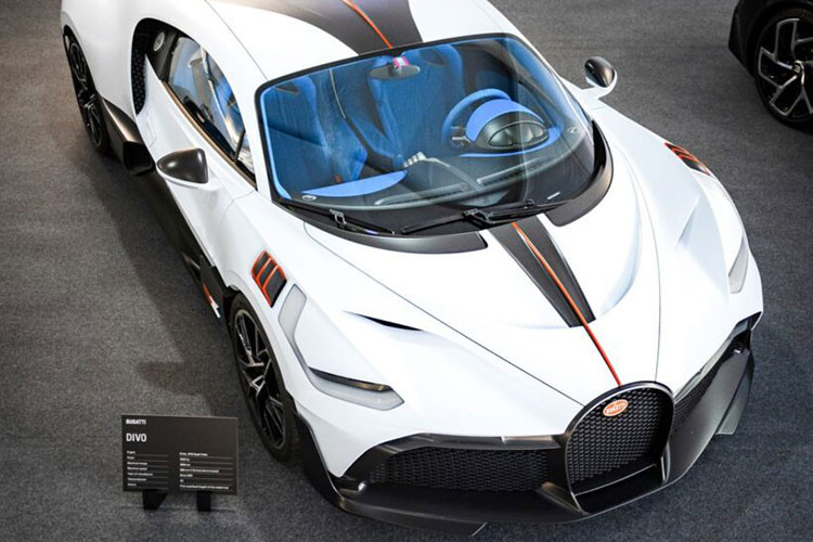 Siêu phẩm Bugatti Divo bản giới hạn có giá bán khoảng 107 tỷ đồng.