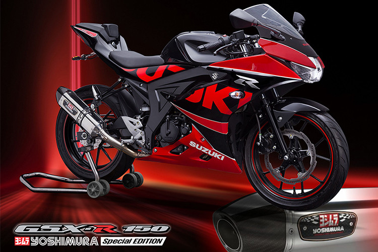 Sau khi đăng tải một đoạn video giới thiệu mẫu xe môtô Suzuki GSX-R150 2018 mới cách đây vài ngày, Suzuki Việt Nam vừa chính thức ra mắt phiên bản đặc biệt Suzuki GSX-R150 Yoshimura 2018 với giá 76,9 triệu đồng, cao hơn phiên bản thường khoảng 2 triệu đồng.