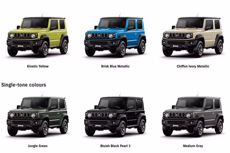 Trong khi đó, Suzuki Jimny Sierra 2019 sẽ được chia thành 2 bản trang bị là JL và JC. Giá của Suzuki Jimny Sierra 2019 tại Nhật Bản dao động từ 1.760.400 - 2.019.600 Yên, tương đương 366 - 420 triệu đồng.