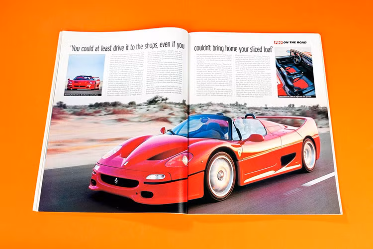 Rao ban sieu xe Ferrari F50 dau tien tren the gioi