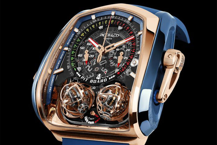 Chiếc đồng hồ phiên bản giới hạn Jacob &amp; Co Twin Turbo Furious của đại gia Hoàng Kim Khánh mới được vợ tặng trong ngày sinh nhật có giá bán khởi điểm chỉ từ 580.000 đô la (tương đương khoảng 13,5 tỷ đồng).