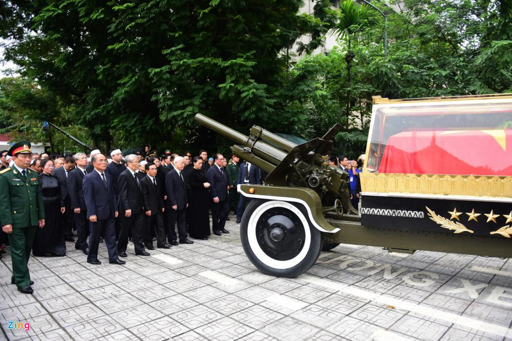 Với cương vị Chủ tịch nước, ông Trần Đại Quang được tiễn đưa theo nghi thức long trọng nhất.