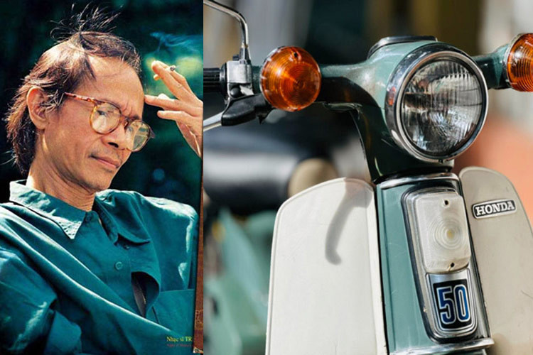 Chiếc Honda Cub 50cc đời 1979 từng thuộc sở hữu của cố nhạc sĩ Trinh Công Sơn vừa được anh Lương Hoàng Anh, một người yêu nhạc Trịnh Công Sơn tại Hà Nội mua lại với mức giá 250 triệu đồng.