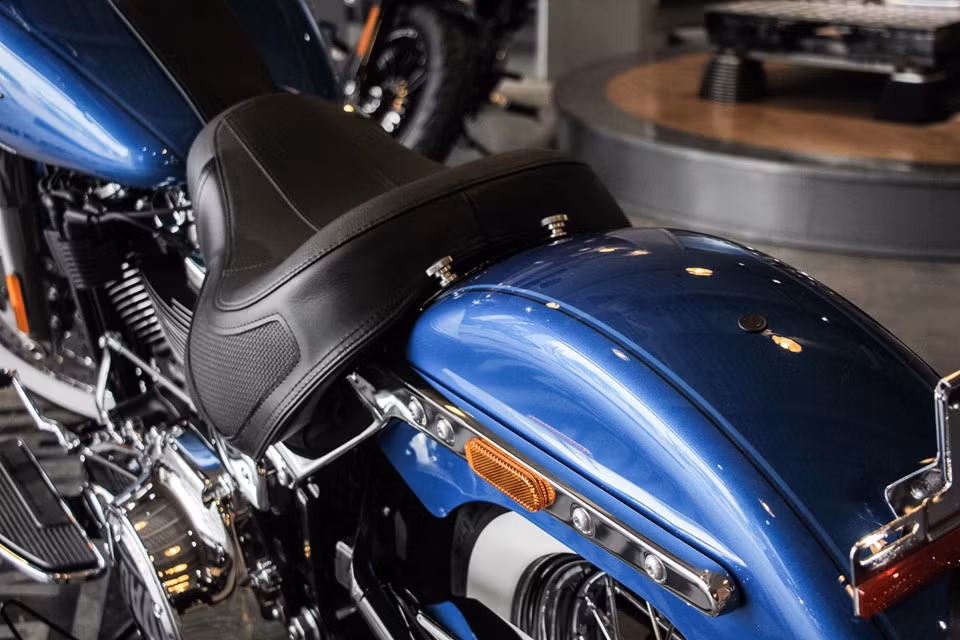 Chiếc xe nặng 303 kg, phù hợp đối với người lái có thể trạng cao to, nặng trên 80 kg. Chiều cao yên 680 mm giúp việc chống chân dễ dàng hơn, người dùng có thể lắp thêm yên rời phía sau. Harley-Davidson có số lượng phụ kiện khổng lồ hơn 50.000 món, cung cấp cho người mua sự lựa chọn đa dạng.