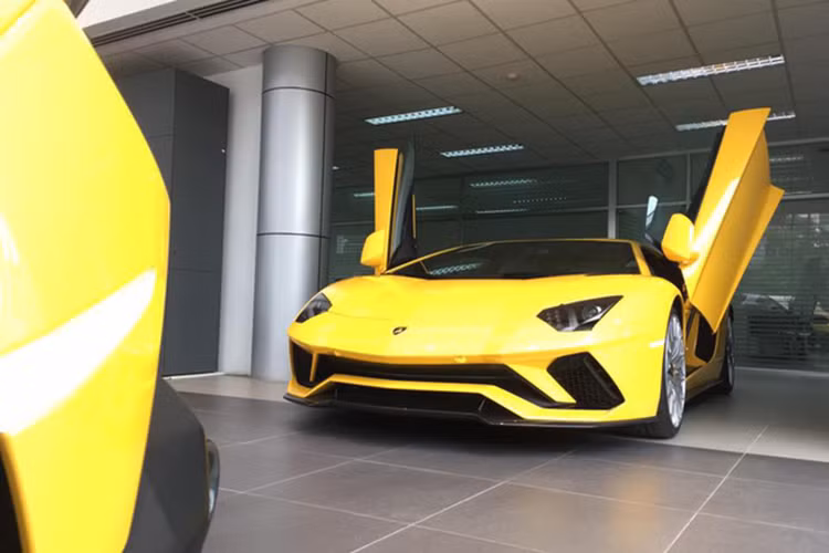 Tuy nhiên, ngoài một số hình ành đang xuất hiện trên mạng xã hội còn lan truyền đoạn video quay lại cảnh siêu xe này "show hàng" trước nhà để xe và vây quanh là đội múa lân cùng hàng chục người dân hiếu kỳ đứng xem khiến nhiều người cho rằng đây chính là buổi lễ bàn giao xe chính thức cho chủ nhân đầu tiên sở hữu Aventador S LP740-4.