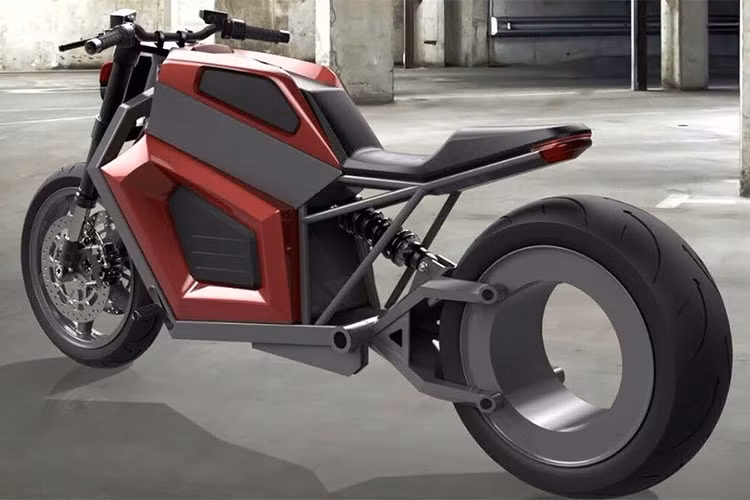 Khác với các mẫu xe môtô điện khác có mô tơ truyền động trực tiếp vào trục bánh xe, mô-tơ điện của RMK được tích hợp bên trong bánh sau.