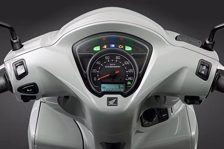 Giá xe Hnda Vision 2023 có mức bán lẻ đề xuất như sau: Bản Thể thao là 36,59 triệu đồng (hai màu đen, xám đen); bản đặc biệt giá 33,76 triệu đồng (màu xanh đen); bản cao cấp 32,39 triệu đồng (màu trắng đen, đỏ đen); bản tiêu chuẩn là 30,72 triệu đồng với duy nhất màu đen. 