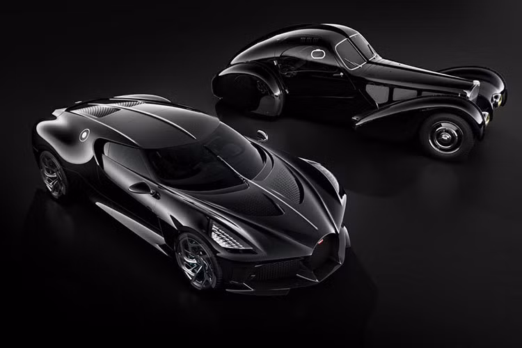 Giá xe Bugatti La Voiture Noire tới 11 triệu Euro (khoảng 12,4 triệu USD và 289,5 tỷ đồng), La Voiture Noire được ra đời để tri ân chiếc Type 57 SC Atlantic biểu tượng của ông Jean Bugatti, con trai cả của nhà sáng lập thương hiệu siêu xe này. Trong làng xe hiện đại, Bugatti La Voiture Noire có lẽ chỉ "rẻ hơn" Rolls-Royce Sweptail vốn có giá 12,8 triệu USD.