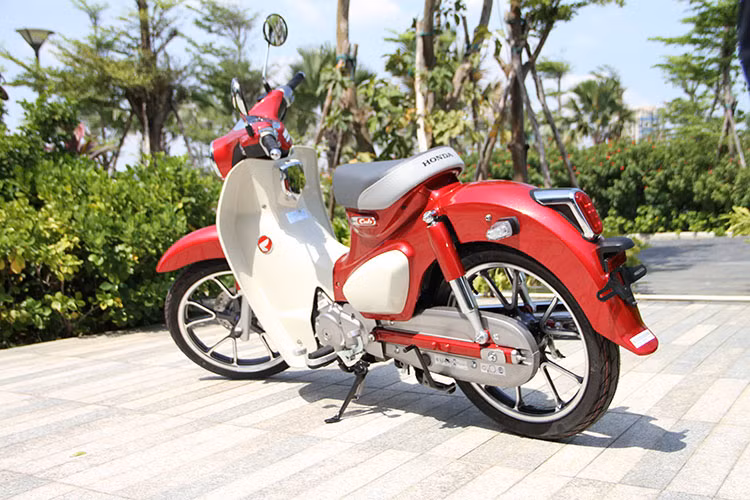 Sơ với phiên bản cũ, kích thước của Honda Cub C125 mới cũng có một chút thay đổi khi sở hữu số đo D x R x C tương ứng là 1.910 x 718 x 1.002mm. Chiều cao yên cũng đạt mức 780mm và khoảng sáng gầm xe là 136mm. Trọng lượng của Honda Cub C125 là 108 kg.