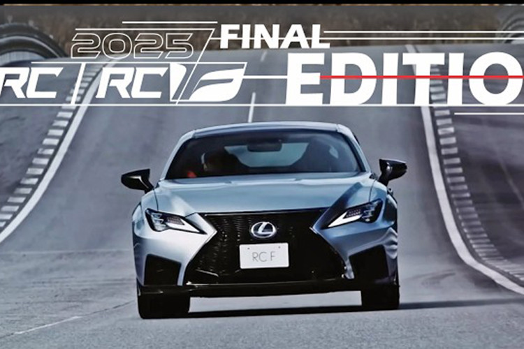  Lexus RC và RC F Final Edition Lexus đang chuẩn bị "khai tử" những chiếc coupe RC và RC F, tung ra những phiên bản giới hạn “Final Edition” để đánh dấu cột mốc này này. Phiên bản RC F sẽ được giới hạn ở mức 200 chiếc, dành cho người mua Nhật Bản và Mỹ, với những cải tiến “về mặt cơ khí và thẩm mỹ”. Việc sản xuất cả hai mẫu xe này sẽ kết thúc vào tháng 11 năm 2025, và Lexus không công bố kế hoạch về một hậu duệ cho dòng RC