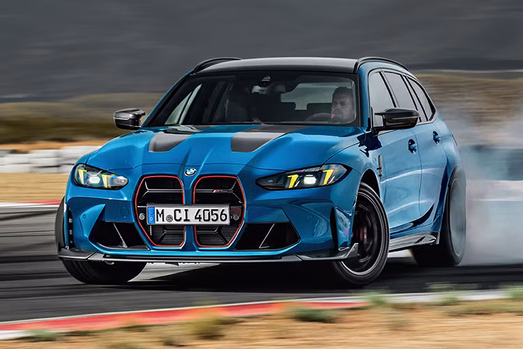  BMW M3 CS Touring BMW M3 CS Touring đã chính thức ra mắt. Thương hiệu xe Đức đã vén màn chiếc wagon gia đình hiệu năng cao mới tại Úc vào đêm trước cuộc đua sức bền Bathurst 12 Hours trước khi bắt đầu mở bán. Giống như M3 CS sedan, M3 CS Touring nhận được một số cải tiến về hiệu suất hứa hẹn sẽ đưa chiếc wagon M3 Touring vốn đã thể thao lên một tầm cao mới.