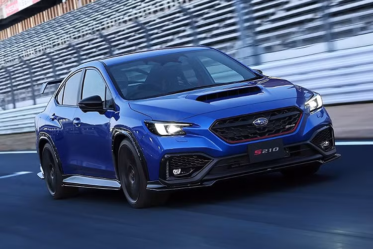 Subaru WRX STI S210 Subaru đã bất ngờ ra mắt một phiên bản đặc biệt mới của dòng sedan thể thao WRX tại triển lãm xe độ Tokyo Auto Salon. Phiên bản S210 sản xuất giới hạn được mô tả là "đỉnh cao của những chiếc xe STI hoàn chỉnh" có hiệu suất, khung gầm và kiểu dáng được nâng cấp. Tuy nhiên cần làm rõ rằng nó vẫn không phải là một chiếc xe được bộ phận hiệu năng cao STI hay Subaru Tecnica International của hãng trực tiếp tạo ra.