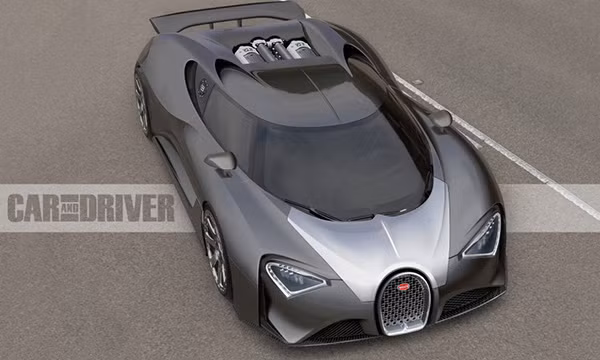 Chiron sẽ được trang bị phiên bản nâng cấp của động cơ W16 8.0L, 4 bộ tăng áp turbo hiện tại.