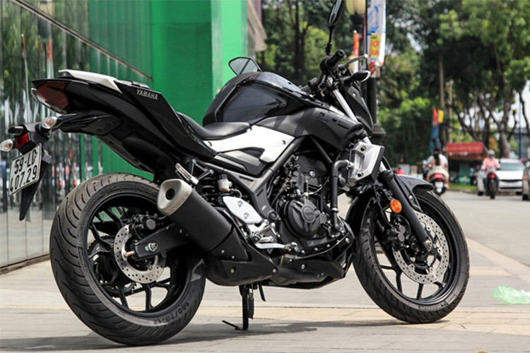 Yamaha MT-03 sử dụng khối động cơ xi-lanh đôi, 4 kỳ, DOHC, làm mát bằng chất lỏng, dung tích 320 phân khối. sản sinh công suất tối đa 42 mã lực tại vòng tua máy 10.750 vòng/phút và mô-men xoắn cực đại 30 Nm. Hệ thống phanh đĩa đơn trước sau đi kèm công nghệ ABS.