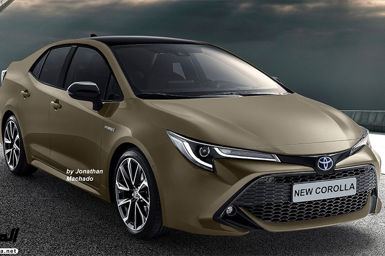 Thông qua hình ảnh phác thảo được công bố, Corolla Altis 2019 sở hữu phần đầu xe với thiết kế cứng cáp, sang trọng hơn. Phần lưới tản nhiệt hình thang cách điệu, tích hợp cụm đèn sương mù dạng tròn nằm ở hai bên.