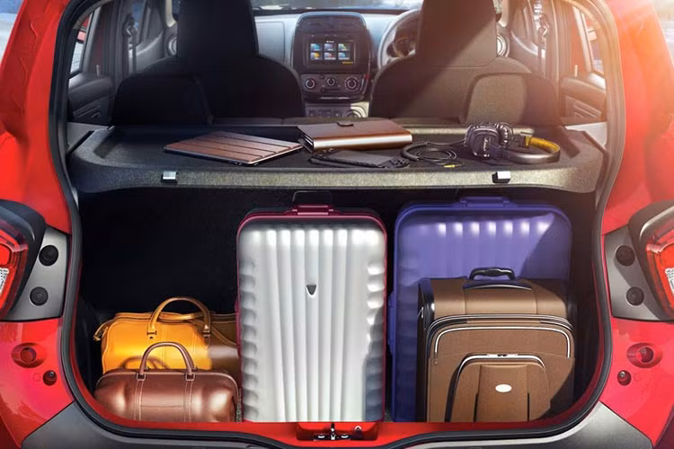 Mặc dù là một mẫu xe cỡ nhỏ, gia rẻ nhưngRenault cho biết Kwid sẽ có không gian khoang hành lý lớn nhất trong phân khúc.