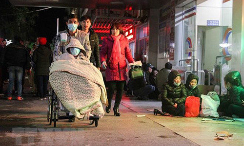 Nhiet do co tang nhung Bac Bo van ret dam, ret hai den het tuan