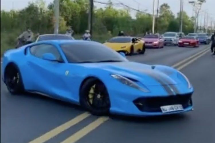 Su kien sieu xe tram ty cua Hoang Kim Khanh lon xon, vi pham ATGT