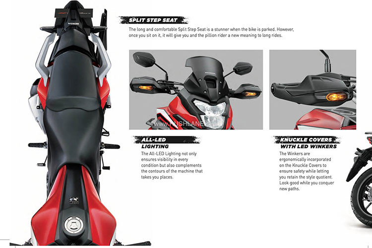 Kích thước cơ bản của mẫu xe Honda CB200X 2021 đa dụng này lần lượt là 2.035 x 843 x 1.248 mm (chiều dài x rộng x cao), chiều dài cơ sở 1.355 mm và khoảng sáng gầm khá lớn 167 mm. Độ cao yên 810 mm và dung tích bính xăng 12 lít.