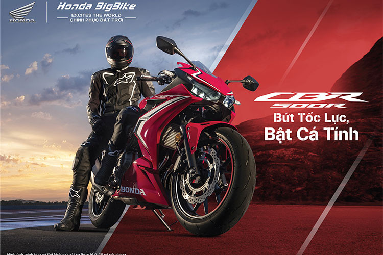 Honda CBR650R, CBR500R va CB500F 2021 tu 179 trieu tai Viet Nam