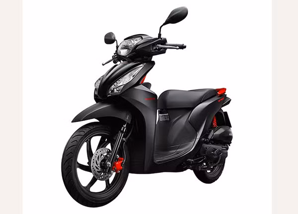 Honda Vision 125 moi, them mau moi khong doi gia